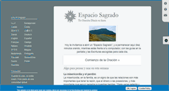 Desktop Screenshot of espaciosagrado.com