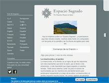 Tablet Screenshot of espaciosagrado.com